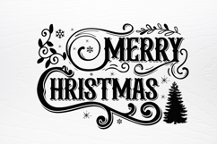 Vintage Christmas Sign SVG Product Image 3