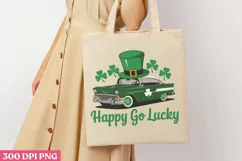 Happy Go Lucky PNG, St Patricks Day Sublimation PNG Product Image 1