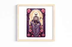 Skeleton Witch Tarot Card Clipart Product Image 3