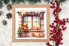 Christmas Santa House Clipart, Christmas PNG Product Image 3