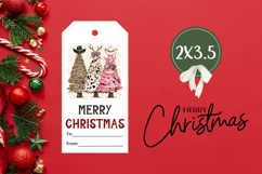 Rustic Christmas Tree Gift Tags, Christmas Tags Designs Product Image 3