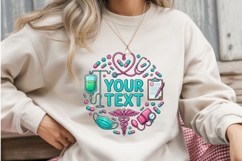 Personalized Nurse Sublimation Design Product Image 3