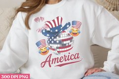 America PNG, 4th Of July Sublimation PNG Product Image 1