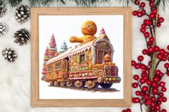 Watercolor Santa Claus Sublimation Clipart, Santa PNG Product Image 3