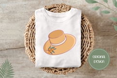 Hand Drawn Garden Hat Illustration, Cartoon Hat PNG Product Image 3