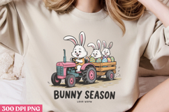 Bunny season PNG, Retro Easter Sublimation PNG Product Image 3