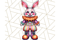 Halloween Bunny Clipart, Cute Bunnies in Costumes PNG Product Image 3
