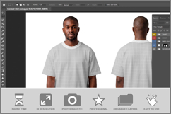 Oversized T Shirt Mockup Product Image 2