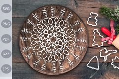 Mandala Flower SVG Design Product Image 1