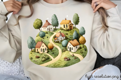 Charming Fairy Woodland Animals Clipart PNG Product Image 1