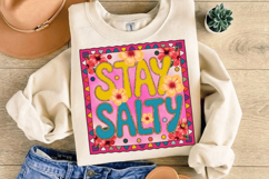 Stay Salty PNG sublimation |Beach &amp; Summer PNG T-Shirt Product Image 4