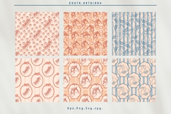Coastal Bites - 18 Seamless Patterns Product Image 3