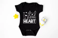 I steal heart SVG, Kids Valentine Svg Product Image 3