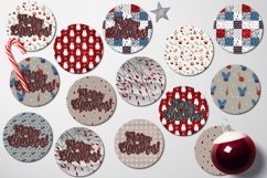 Christmas Sublimation | 14 Car coaster &amp; key chain designs Product Image 3