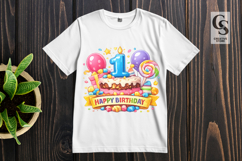First Birthday Clipart PNG Product Image 3