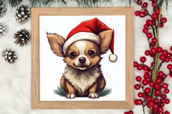 Christmas Dogs Sublimation Clipart, Christmas Dog Clipart Product Image 3