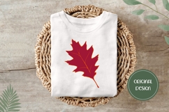 Fall Leaves Illustration, Red Autumn Leaves PNG, Fall PNG Product Image 3