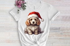 Cute Christmas Dog Sublimation Clipart, Cute Christmas Dog Product Image 3