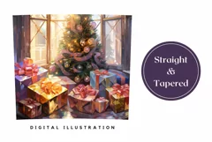 Christmas Tumbler Wrap Design, Christmas Presents Tumbler Product Image 3