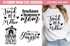 Funny Mom Tee SVG Product Image 1
