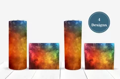 Colorful Tumbler Sublimation, Art Paint Tumbler Wrap Designs Product Image 3