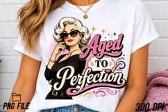 Aged to Perfection Halftone DTF Design Product Image 3