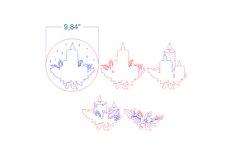 Christmas SVG laser cut file for Glowforge Product Image 3