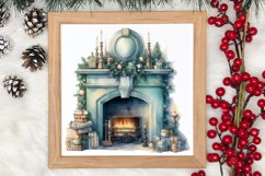 Cozy Green christmas Clipart Sublimation, Christmas PNG Product Image 3