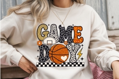 Game Day Basketball Sublimation PNG Product Image 2