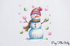 Pastel Christmas Sublimation Clipart PNG Product Image 1
