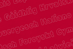 Minerva Bold Outline Display Font Product Image 3