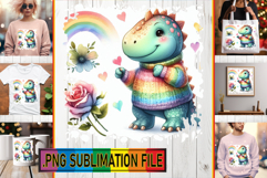 Elegant TSHIRT PNG Designs, Dino Product Image 1