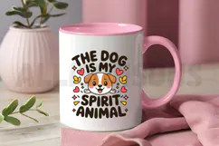 The Dog Is My Spirit Animal Cute Puppy Vector Design Product Image 3