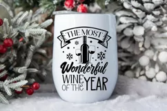 The most wonderful wine of the year SVG, Christmas SVG Product Image 3