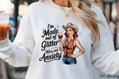 I&#039;m Made out of Glitter Sublimation PNG Product Image 1