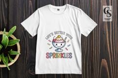 Life's Better with Sprinkles Ice Cream Clipart Sublimation Product Image 3