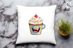 Funny Coffee Mugs Clipart Sublimation PNG Product Image 3