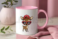 Valentine Buck PNG Sublimation, Valentines Deer PNG Product Image 3