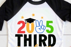 Third Grade 2025 SVG, Graduation SVG, 3rd Grade Shirt, PNG Product Image 3