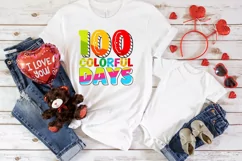 100 colorful days SVG Design, 100 day of school SVG Design Product Image 2