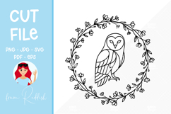 Education floral svg Cut File Product Image 1