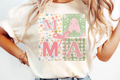Retro Mama Easter Sublimation, Mama Png Product Image 3