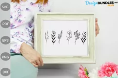 Flower Decoration For Tshirt - Lovely Girl SVG Cut Files Product Image 2