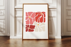 Flowers Square SVG Wall Art Product Image 3