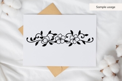 Floral Separator SVG Product Image 3
