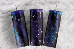 Black Navy Blue Animal Fur Pattern Slime 20oz tumbler design Product Image 1