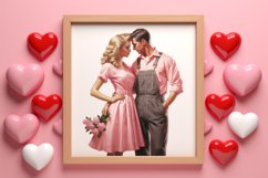 Valentines Day Couple Clipart, Valentines Clipart Product Image 3