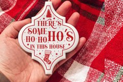 Naughty Christmas Arabesque Ornament SVG Bundle Product Image 2