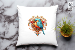 Colorful Bird Clipart Sublimation PNG Product Image 3
