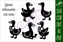 Silly goose Silhouette laser cut wall art Product Image 3